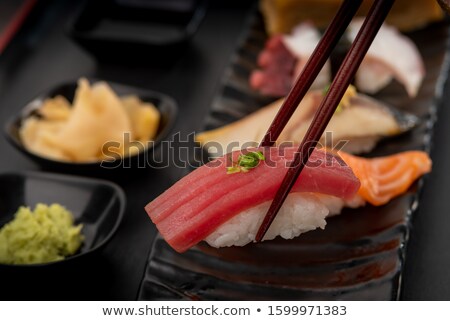 Stock photo: Sushi Set Hold Hands