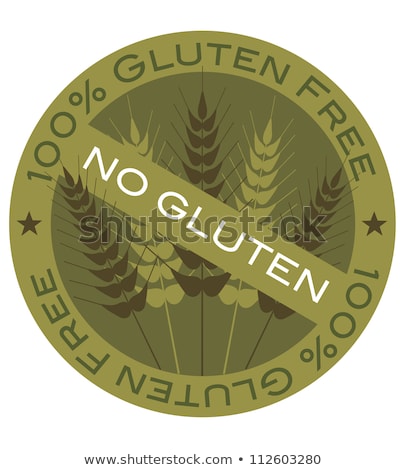 Stock photo: Wheat Stalk 100 Gluten Free Label