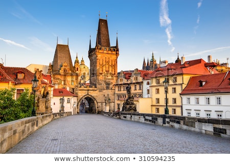 ストックフォト: Sculpture On The Bridge In Prague