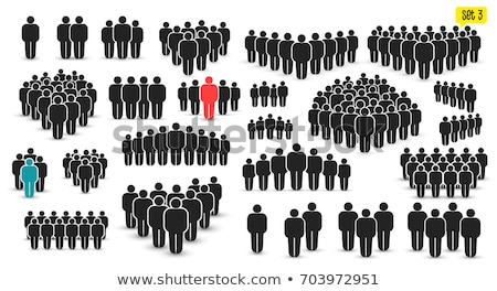 Stock photo: Infographic With People And Business Partnership