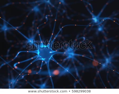 Foto stock: Neurons Electrical Pulses