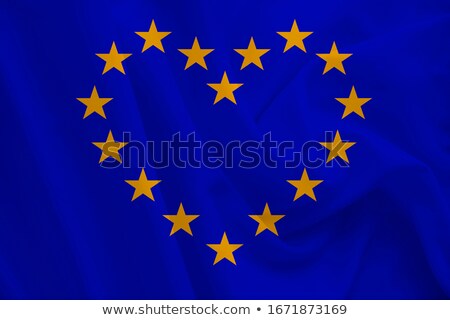 Stock foto: European Union Heart Symbol Of A United Europe