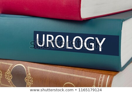 Foto d'archivio: A Book With The Title Urology Written On The Spine