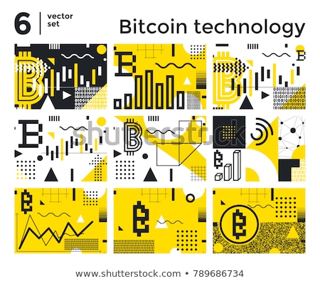 Set Of Horizontal Banners About Blockchain Foto d'archivio © Vanzyst