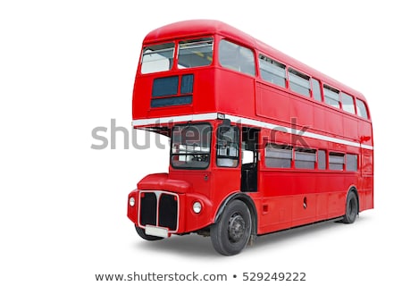 Stok fotoğraf: Red Double Decker Bus