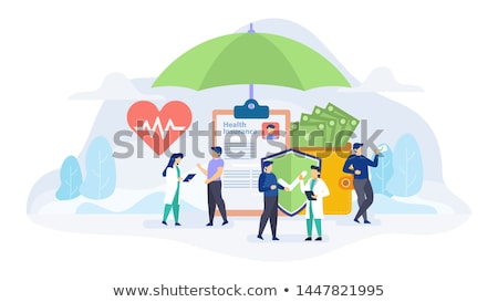 Foto stock: Claiming For Health Insurance