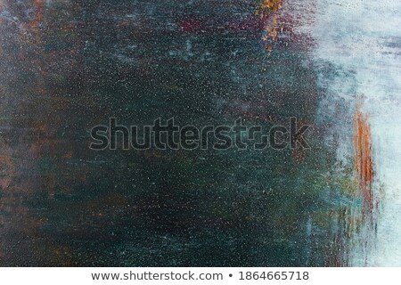 Stock photo: Detail Of A Canvas With Acrylic Paint And Sand