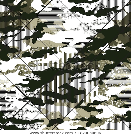 Foto stock: Dark Green Army Camouflage