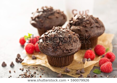 Сток-фото: Double Chocolate Muffin