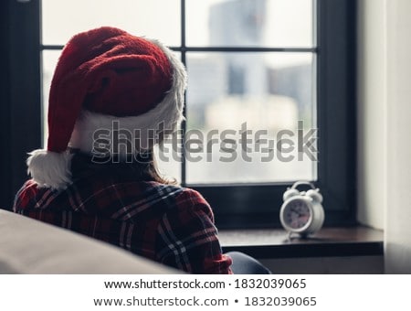 [[stock_photo]]: Back To Back Santa Women