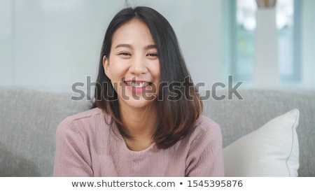 Stock photo: Portrait Of A Young Beautiful Asian Woman - Asian People