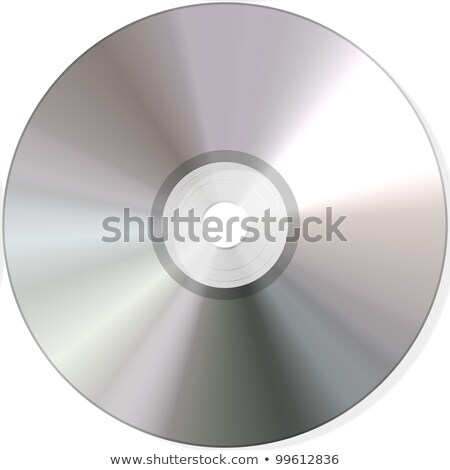 Compact Discs On A White Background ストックフォト © italianphoto