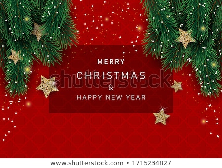 Stock photo: Merry Christmas Background For Your Seasonal Invitations