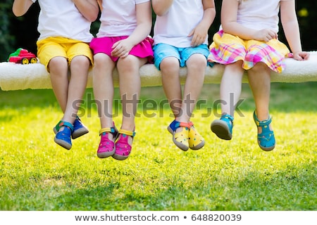 Stock photo: Children Sandals