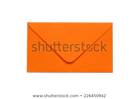 Stock photo: Orange Envelopes