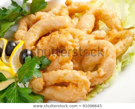 Onion Rings Deep Fried At Beer Dough Foto stock © Fanfo