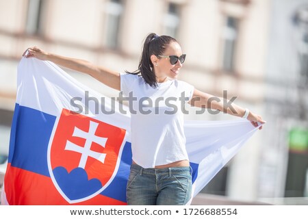 [[stock_photo]]: Hockey Colours Of Slovakia