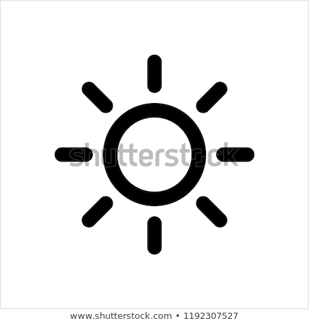 ストックフォト: Abstract Sun Icon