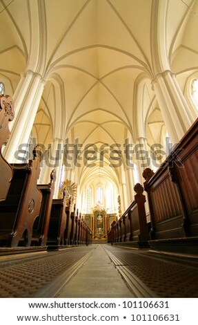 ストックフォト: Interior Of The Marienkirche In Berlin Germany