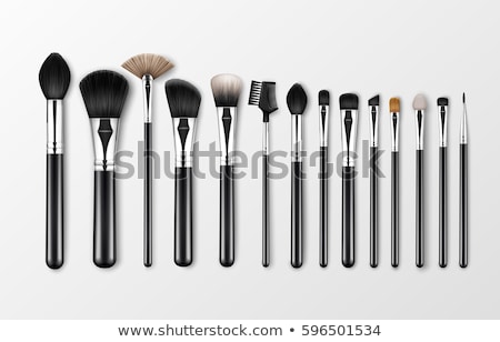 Stock fotó: Make Up Brushes And Professional Foundation