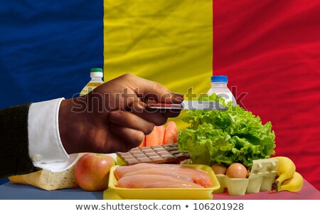 Buying Groceries With Credit Card In Chad Stock foto © vepar5