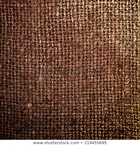 Stock photo: Rectangle From Brown Saskcloth Background