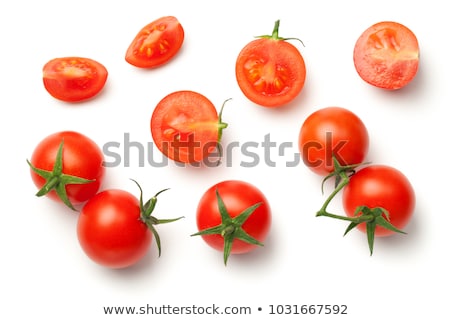 ストックフォト: Cherry Tomatoes Isolated On White