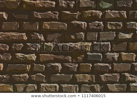 Stok fotoğraf: Ocher Stone Wall
