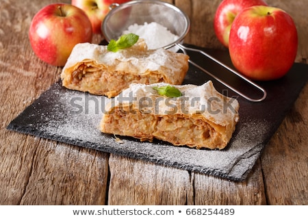 Stock photo: Apple Strudel