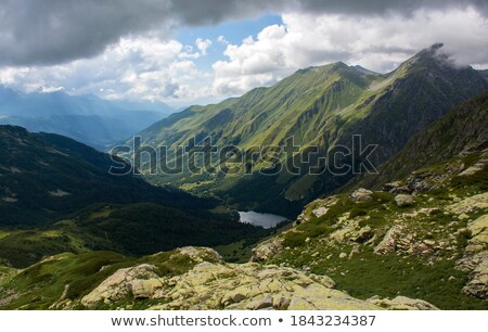 Сток-фото: Bikes In Mountains Of Norway Europe