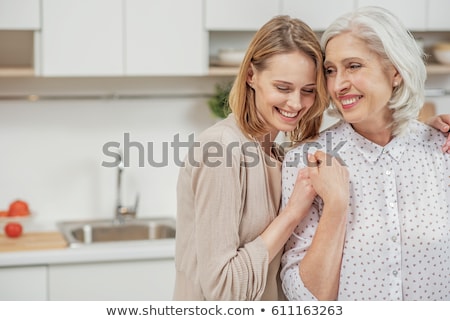 ストックフォト: Senior Mother And Daughter