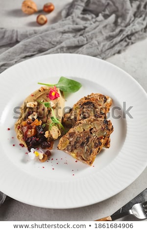 Stock fotó: Chicken Liver And Mushroom Pate Rustic Style