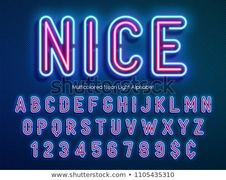 [[stock_photo]]: Glowing Font