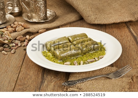 ストックフォト: Baklava With Pistachio Turkish Pastry Dessert