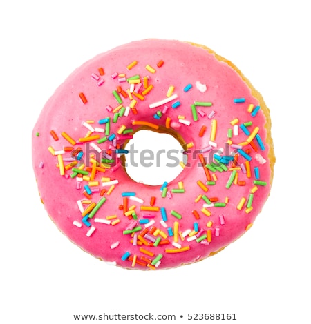 Сток-фото: Delicious Doughnuts Isolated On White Background