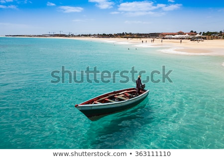 Stock photo: Santa Maria Beach In Sal Island Cape Verde - Cabo Verde