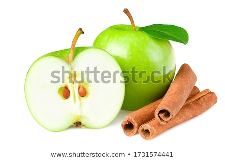 Foto stock: Cinnamon And Green Apples