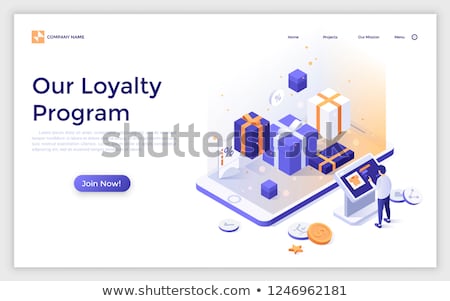 Foto stock: Loyalty Program Concept Vector Illustration