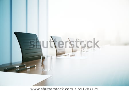 Stockfoto: Empty Conference Room With Tables