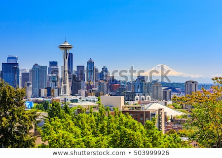 Stock photo: Seattle Skyline At Sunset