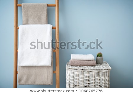 [[stock_photo]]: Erviettes · de · bain · colorées