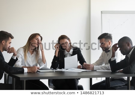 Stock foto: Erson, · die · über · Gesetz · nachdenkt