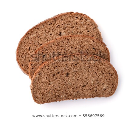 Stok fotoğraf: Three Slices Of Rye Bread