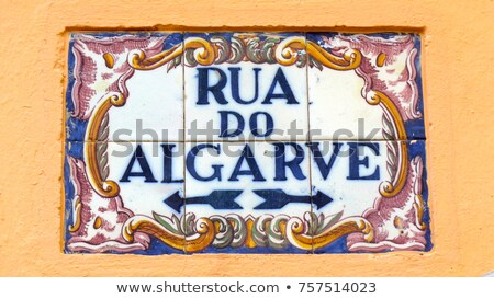 Stock foto: Typical Portuguese Ceramics In Sagres Portugal