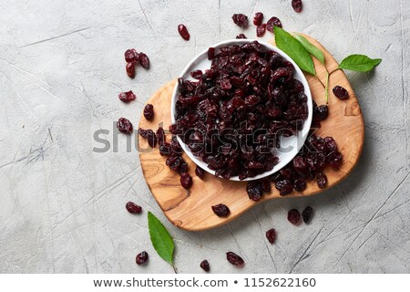 Foto d'archivio: Dried Cherries Closeup Background