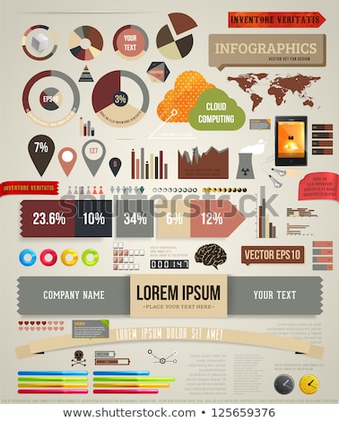 Zdjęcia stock: Skull Set Design Element