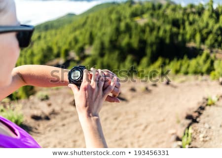 Сток-фото: Jogger Checking Wristwatch