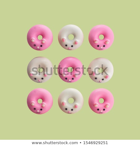 Zdjęcia stock: Glazed Mini Donuts