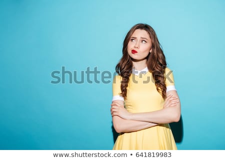 Stok fotoğraf: Portrait Of An Irritated Young Woman