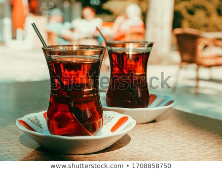 Stock fotó: Detail Of The Turkish Winter Tea